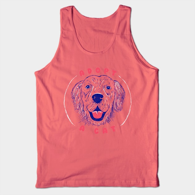 Adopt a Cat Tank Top by Tobe_Fonseca